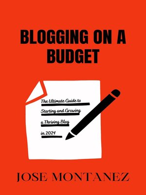 cover image of Blogging on a Budget